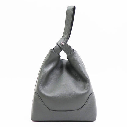 PELLE MORBIDA（ペッレ モルビダ）ワンハンドルバッグ 巾着【チャコールグレー】国内正規品