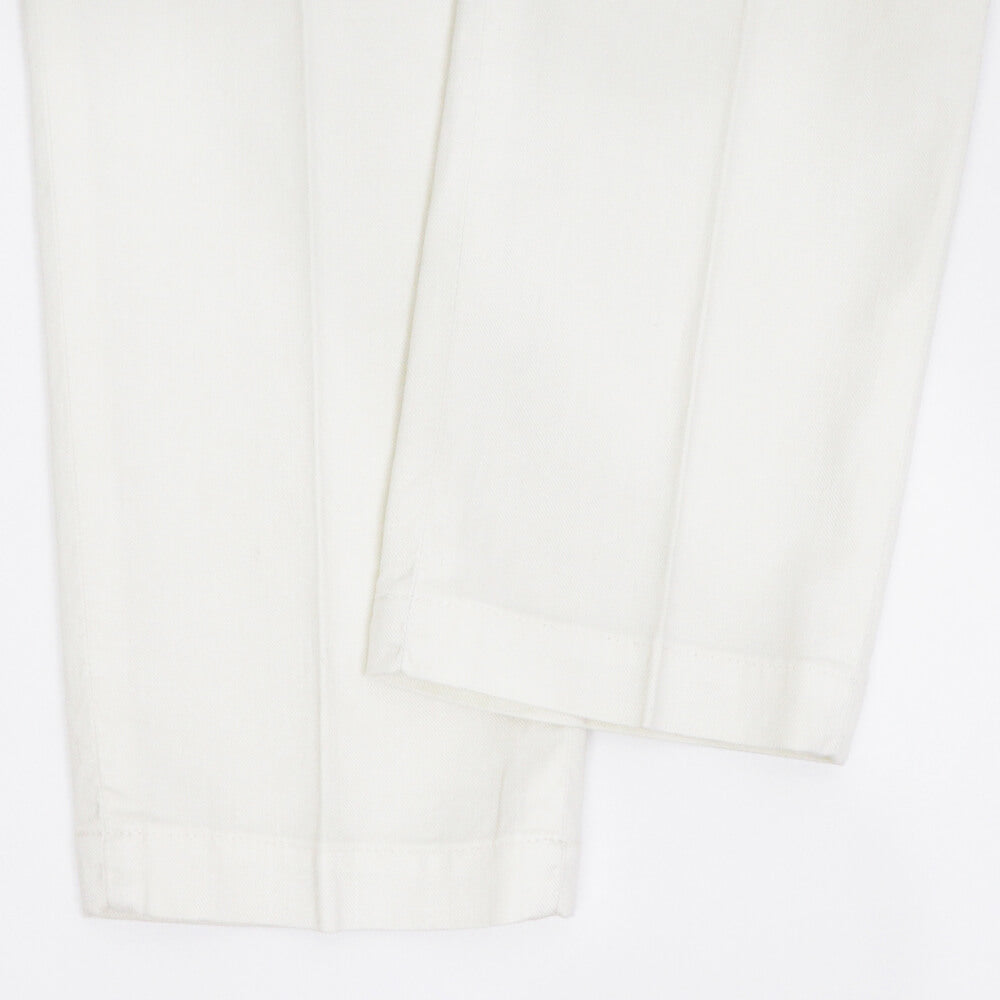 【 再入荷 】DEVORE（デヴォレ）ドローストリングス ストレッチ パンツ【ホワイト】国内正規品