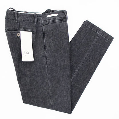 YCHAI（イカイ）ROBUSTO ロブスト テーパードフィット ストレッチ デニム スラックス【ブラック】国内正規品