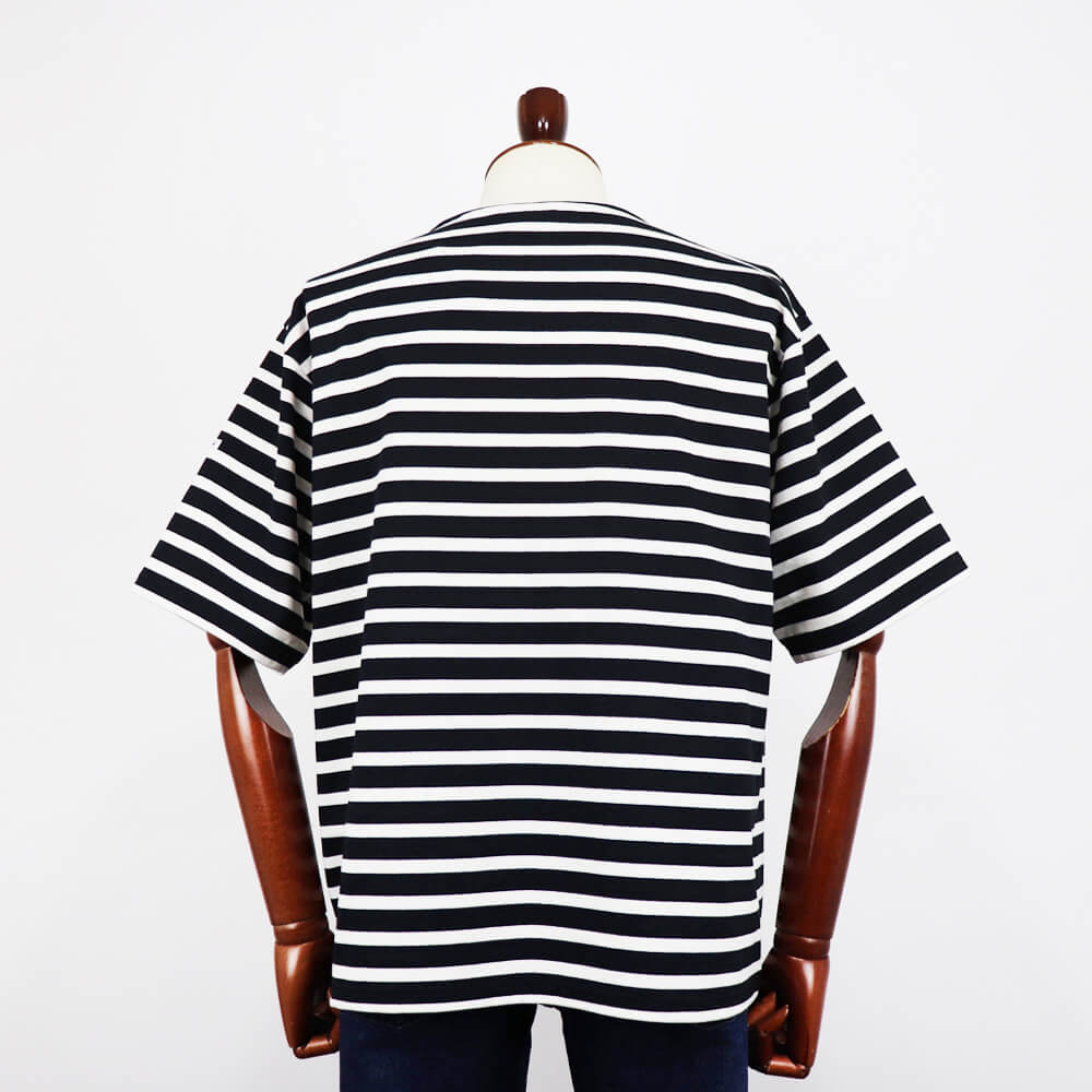 ORCIVAL（オーシバル）半袖 ボーダーTシャツ【ブラック×エクリュ】国内正規品