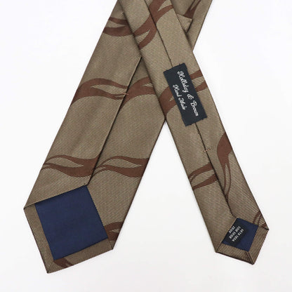 HOLLIDAY&BROWN（ホリデーアンドブラウン）ハンドメイド シルク タイ【ベージュ】国内正規品