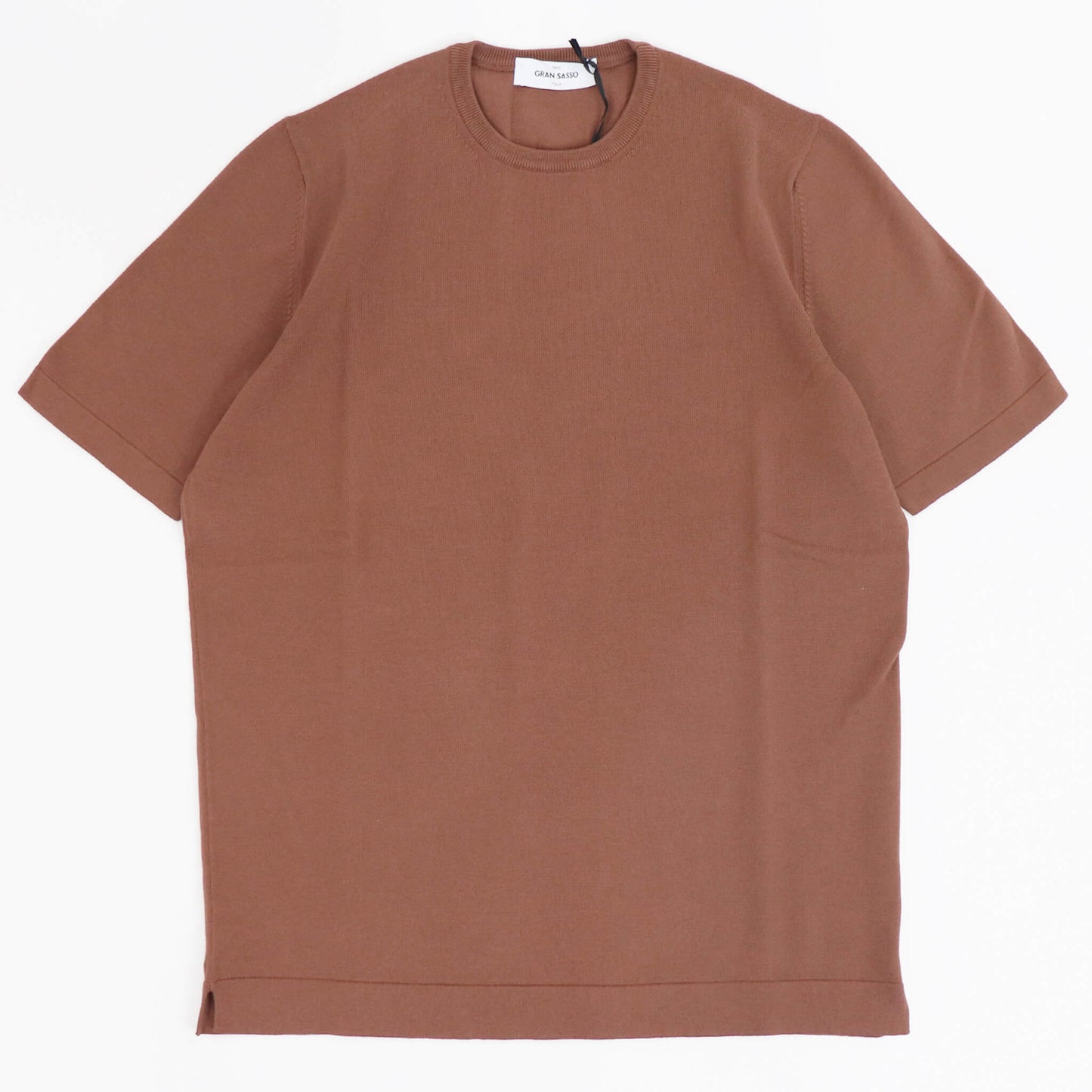 GRAN SASSO（グランサッソ）ソフトコットンニット 12ゲージ【テラコッタ】国内正規品