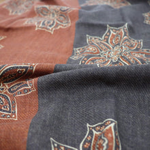 画像をギャラリービューアに読み込む, GIERRE MILANO（ジエレ ミラノ）ウールストール【ブラウン系】国内正規品
