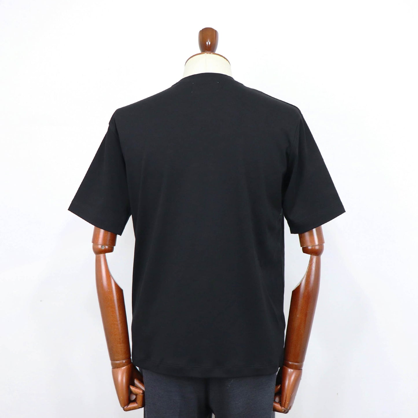 RIVORA（リヴォラ）Suvin Cotton Crew Neck スビンコットン クルーネック Tシャツ【ブラック】国内正規品