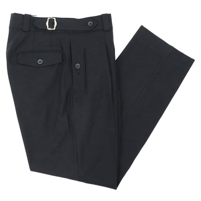 Tangent（タンジェント）CHARLES シャルル TAN04° ハードツイストツイル コットンパンツ【ブラック】国内正規品