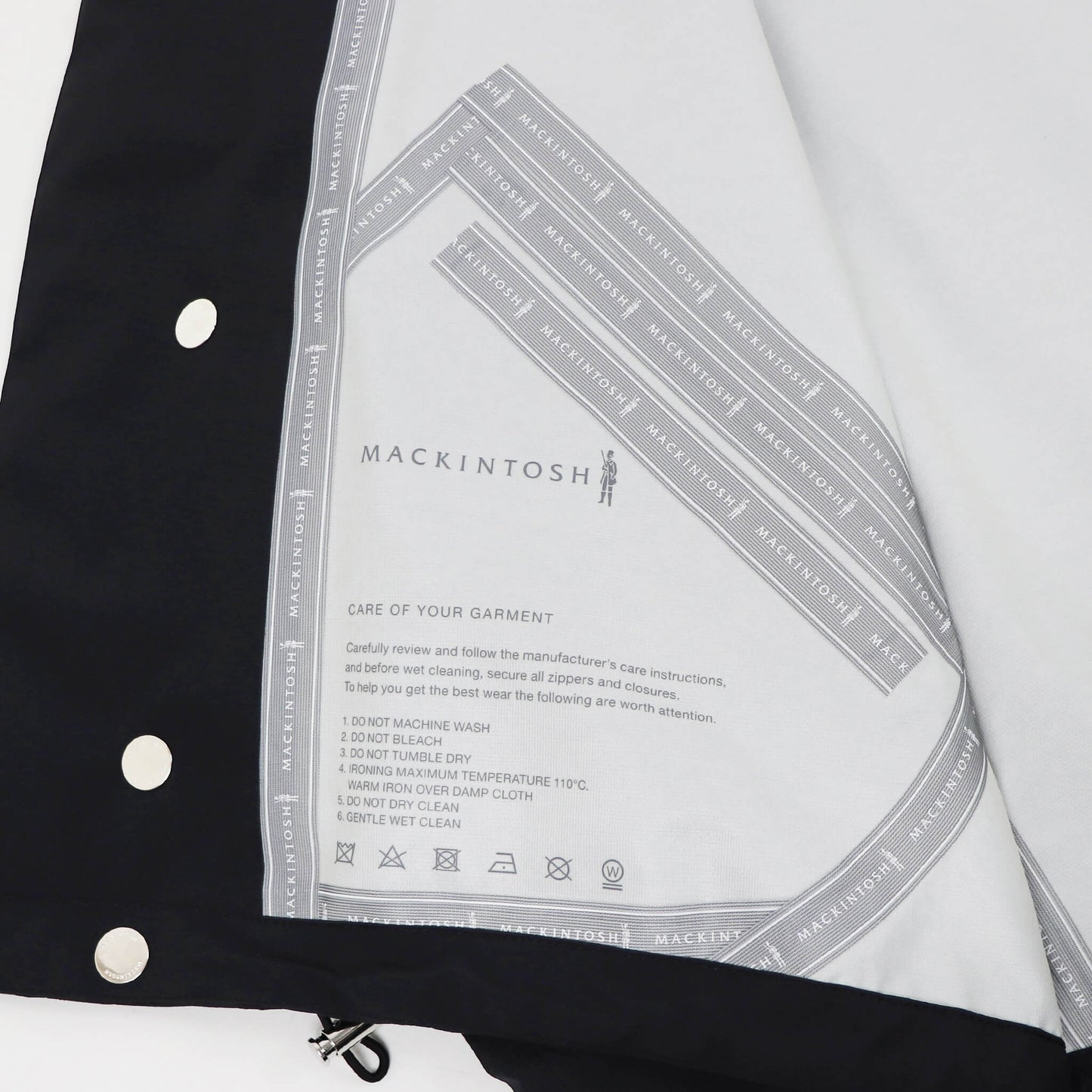 MACKINTOSH（マッキントッシュ）RAINTEC SKYE PARKA SHORT GTS / レインテック スカイ ショートパーカー ラグランスリーブブルゾン【ブラック】国内正規品