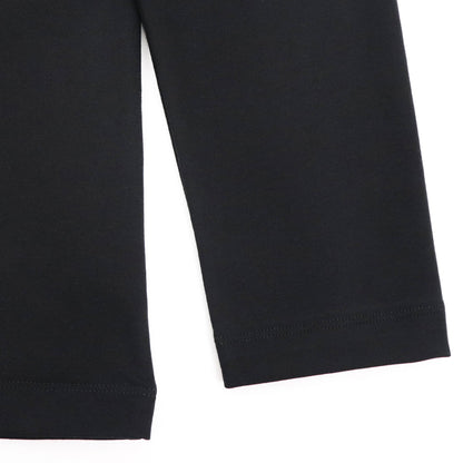RIVORA（リヴォラ）スビンコットン クルーネック ロングスリーブTシャツ【ブラック】国内正規品