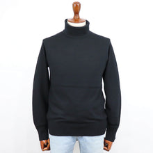 画像をギャラリービューアに読み込む, Blu Bre（ブルブレ）タートルネック Super 120 ウール100%【ブラック】国内正規品
