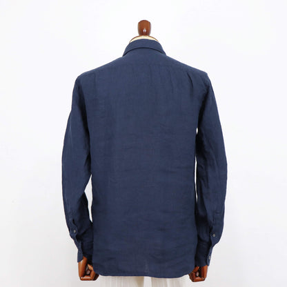 ORIAN（オリアン）プルオーバー リネンシャツ【ネイビー】国内正規品