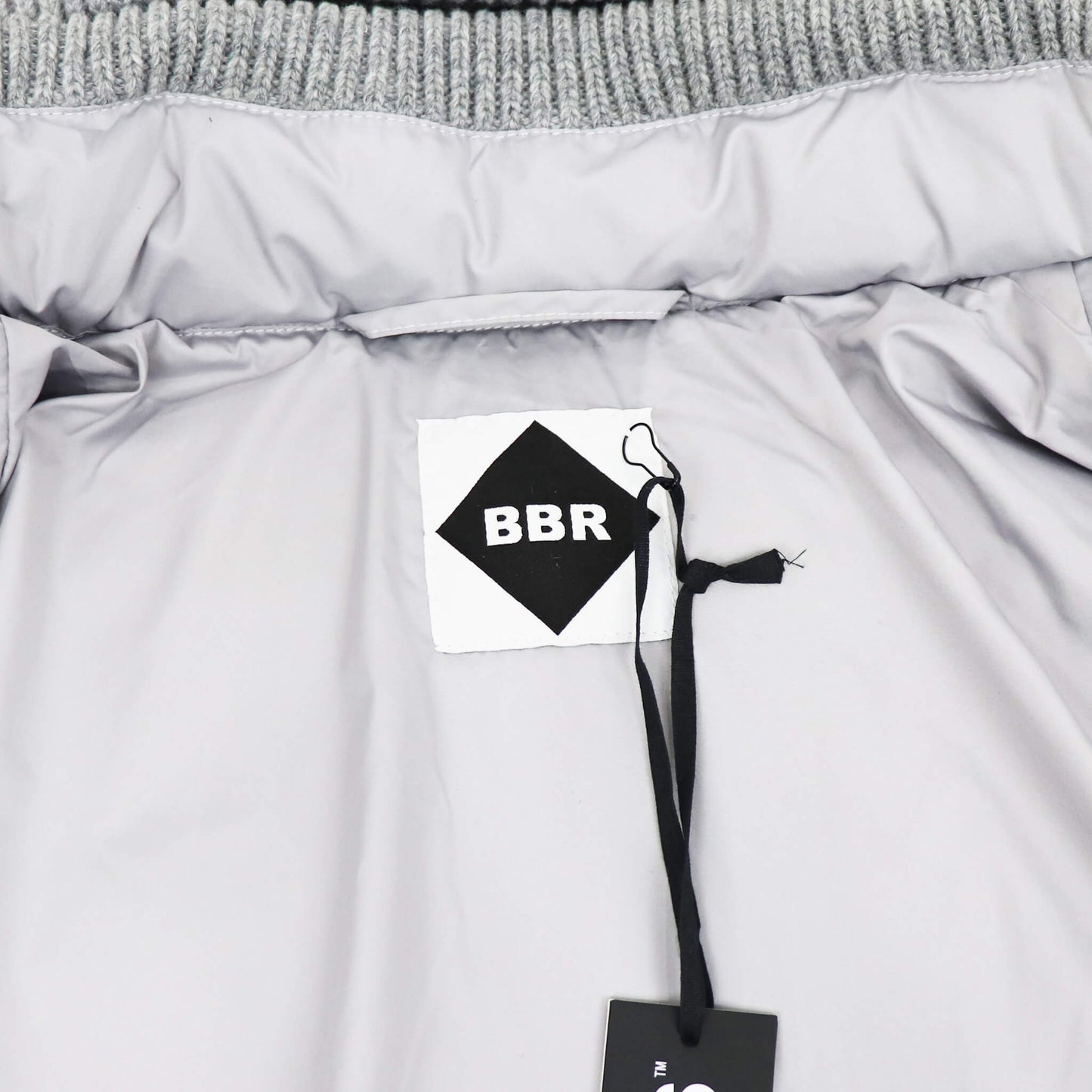 BBR（ビービーアール）ニットダッフル ダウンブルゾン【ライトグレー】国内正規品