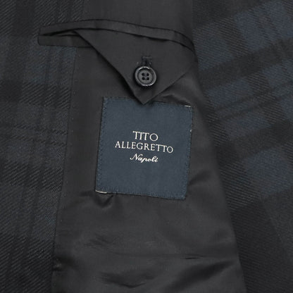 TITO ALLEGRETTO（ティト アレグレット）ベルテッド ダブル タータンチェック【ブラック系】国内正規品