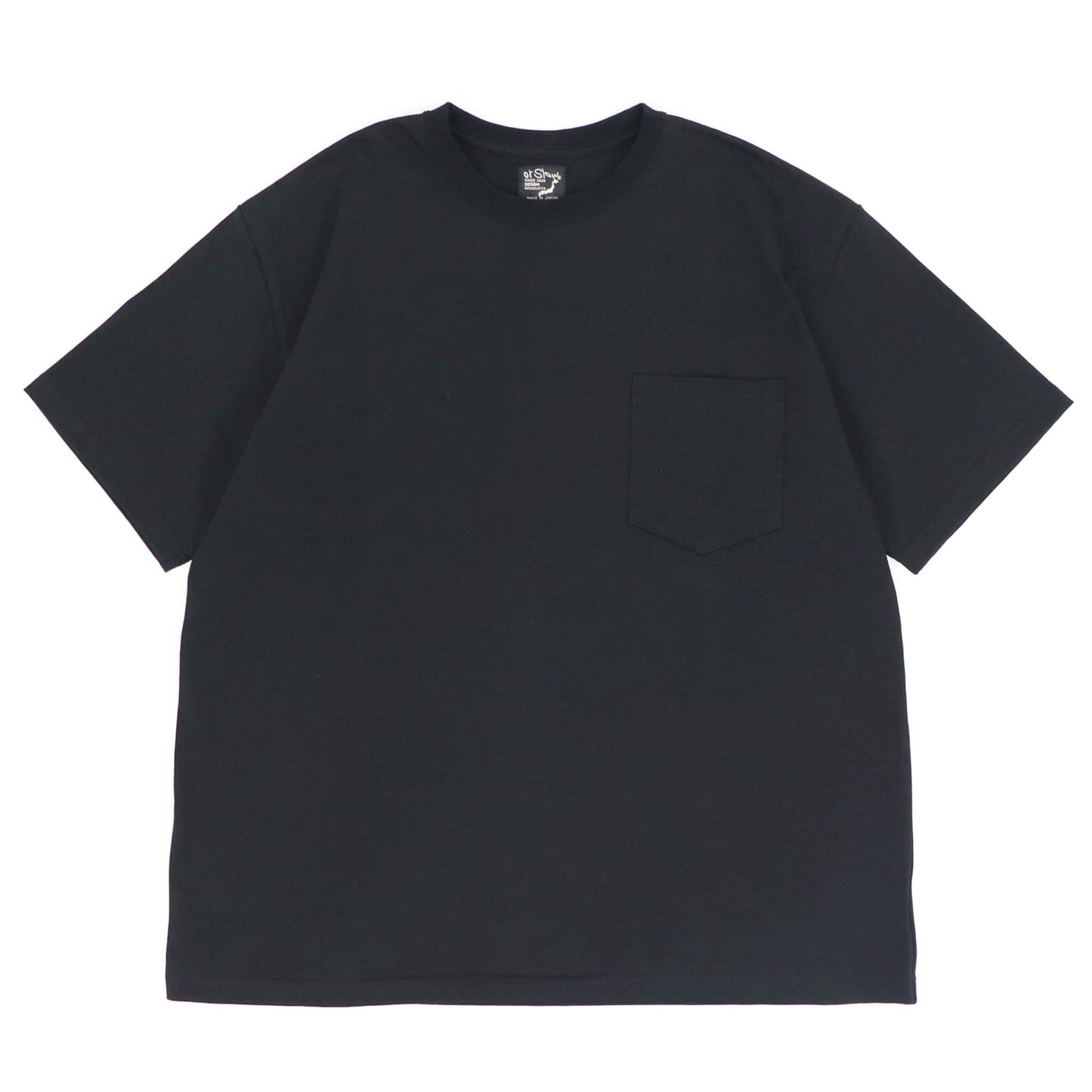 orSlow（オアスロウ）POCKET T-SHIRT ポケット Tシャツ【ブラック】国内正規品