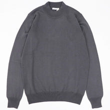 画像をギャラリービューアに読み込む, nomiamo（ノミアモ）12G メリノウール モックネックニット【グレー】国内正規品
