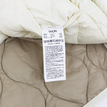 画像をギャラリービューアに読み込む, TAION（タイオン）ミリタリー クルーネック ダウンベスト ソフトシェル【オフホワイト】国内正規品
