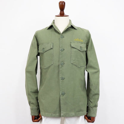 CHESAPEAKE’S（チェサピークス）ユーティリティーシャツ【ミリタリーグリーン】国内正規品