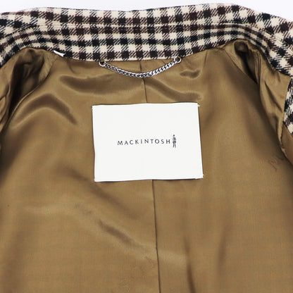 MACKINTOSH（マッキントッシュ）BELFORD / バルカラーコート ガンクラブチェック【ブラウン系】国内正規品