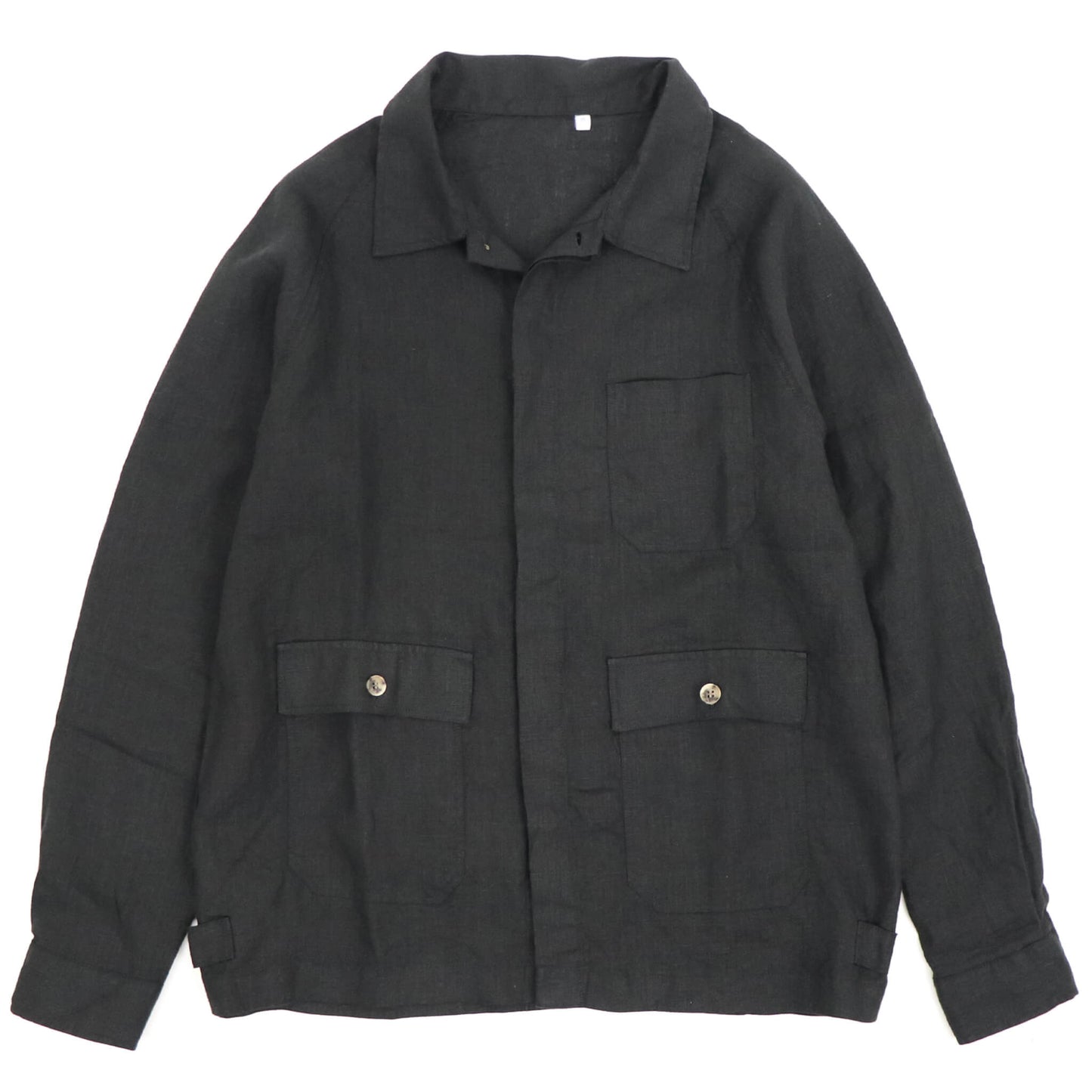ORIAN（オリアン）RARMY リネン カバーオール チョアジャケット【ブラック】国内正規品