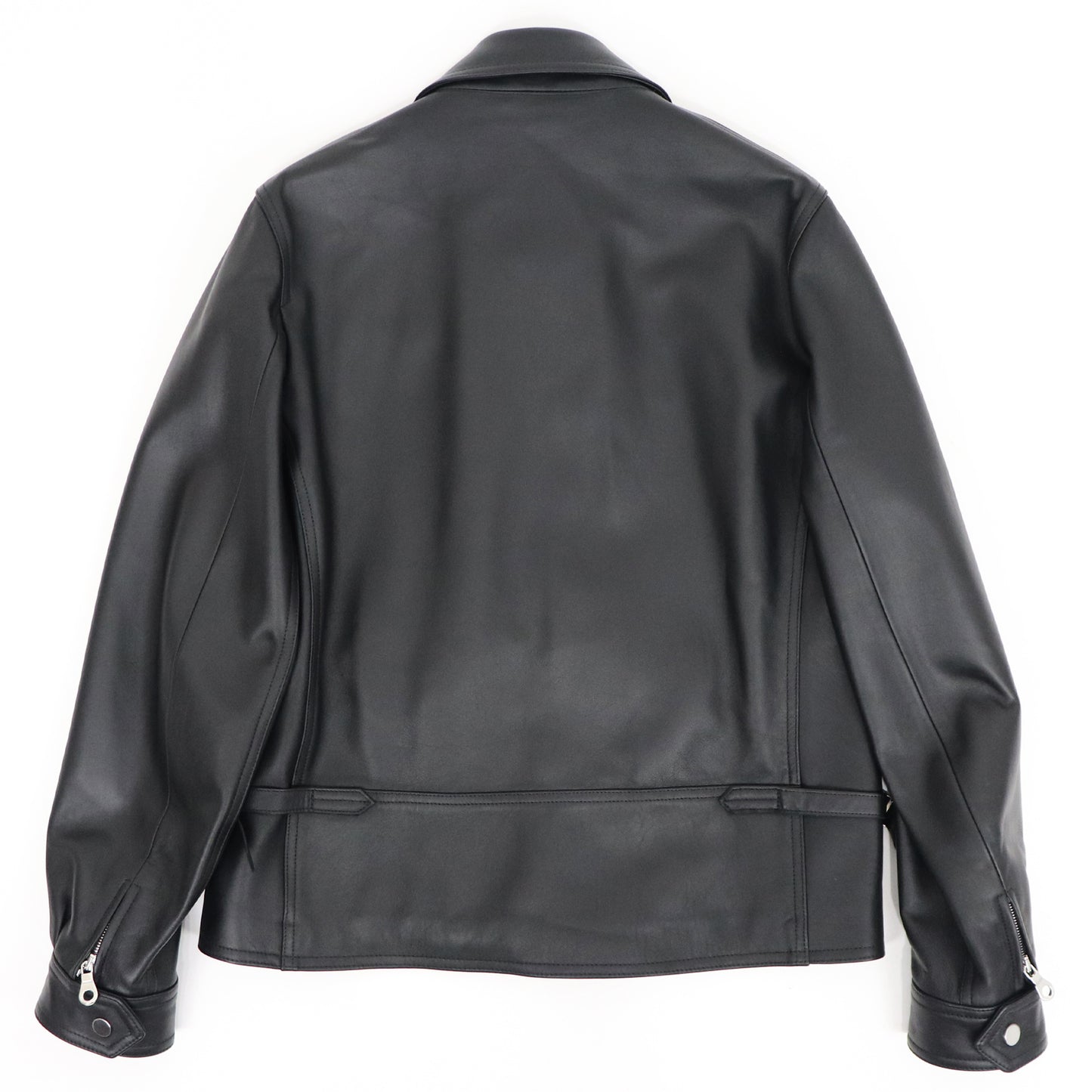 CINQUANTA（チンクワンタ）G8 Type FLIGHTBLOUSON レザージャケット シルバージップ【ブラック】国内正規品
