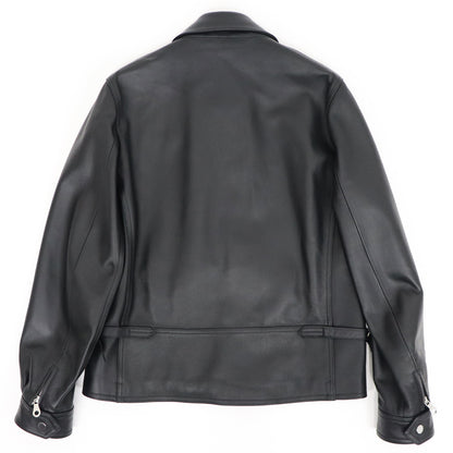 CINQUANTA（チンクワンタ）G8 Type FLIGHTBLOUSON レザージャケット シルバージップ【ブラック】国内正規品