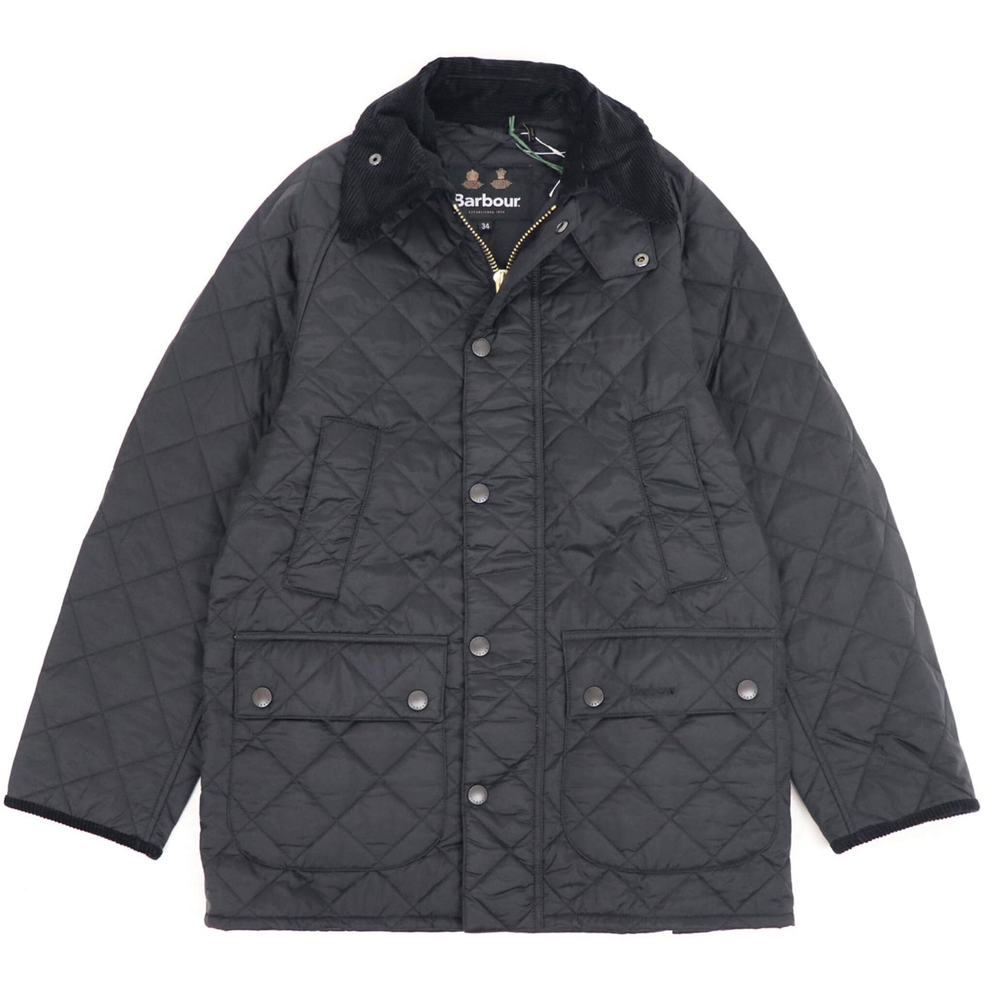 Barbour（バブアー）Bedale / ビデイル キルティング ブルゾン【ブラック】国内正規品