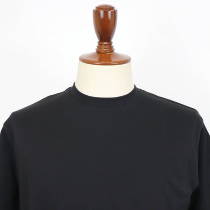 RIVORA（リヴォラ）Suvin Cotton Crew Neck スビンコットン クルーネック Tシャツ【ブラック】国内正規品