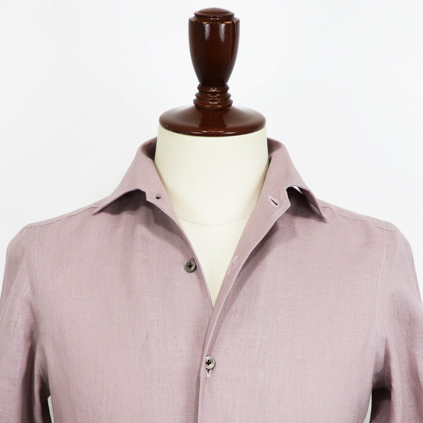 Errico Formicola（エリコ フォルミコラ）LECCE ワンピースカラー リネンシャツアウター【ラベンダー】国内正規品