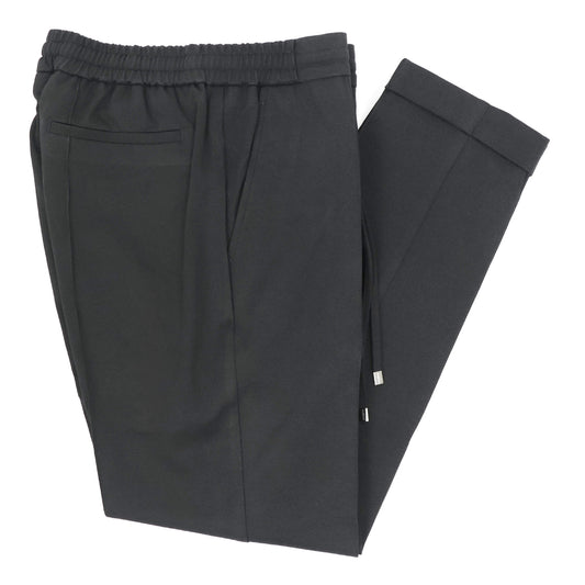 BERWICH（ベルウィッチ）H DUE（アッカデュエ）永久クリース ジャージーパンツ【ブラック】国内正規品