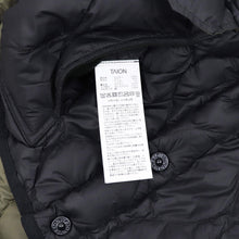 画像をギャラリービューアに読み込む, TAION（タイオン）ミリタリー オーバーサイズクルーネック ダウンジャケット ソフトシェル【ブラック】国内正規品
