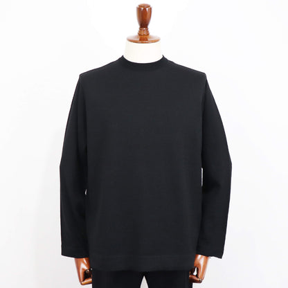 Blu Bre（ブルブレ）ドライタッチウール リラクシーロングスリーブ【ブラック】国内正規品