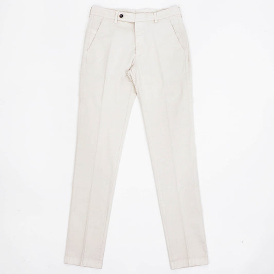 BERWICH（ベルウィッチ）MORELLO モレッロ 先染め ストレッチ コットン パンツ【アイボリー】国内正規品