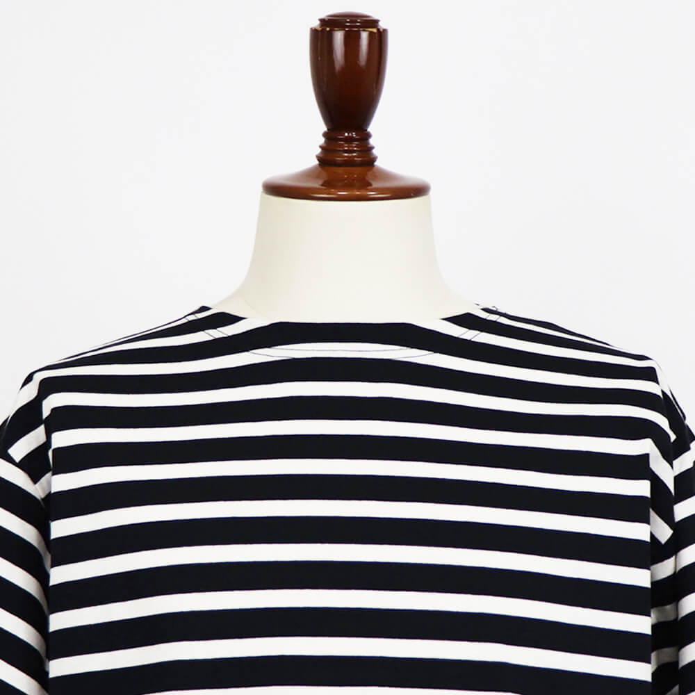 ORCIVAL（オーシバル）半袖 ボーダーTシャツ【ブラック×エクリュ】国内正規品