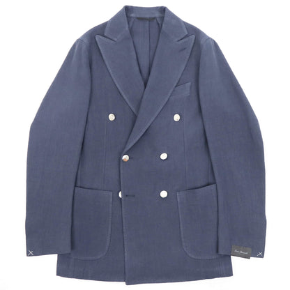 Errico Formicola（エリコ フォルミコラ）MARCO DP リネンコットン２Bottonジャケット【ネイビー】国内正規品