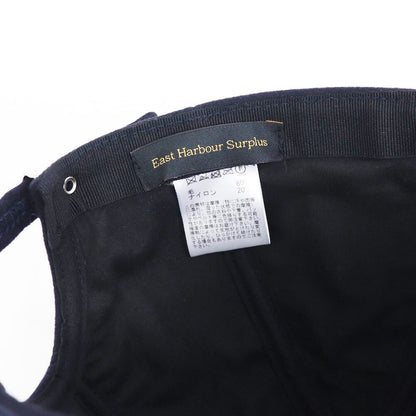 East Harbour Surplus（イースト ハーバー サープラス）Cap キャップ 帽子【ネイビー】国内正規品