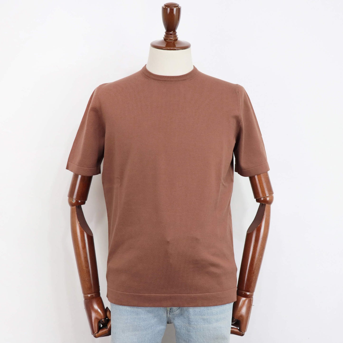 GRAN SASSO（グランサッソ）ソフトコットンニット 12ゲージ【テラコッタ】国内正規品