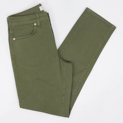 YCHAI（イカイ）EDMUNDO / エドモンド 製品染め ストレッチ コットンパンツ【ミリタリーグリーン】国内正規品