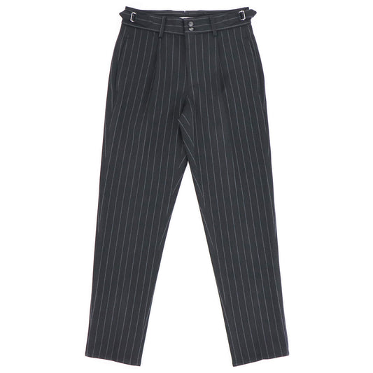 giabsarchivio（ジャブスアルキヴィオ）VIRGILIO / ヴィルジリオ ストライプジャージー パンツ【ブラック×グレー】国内正規品