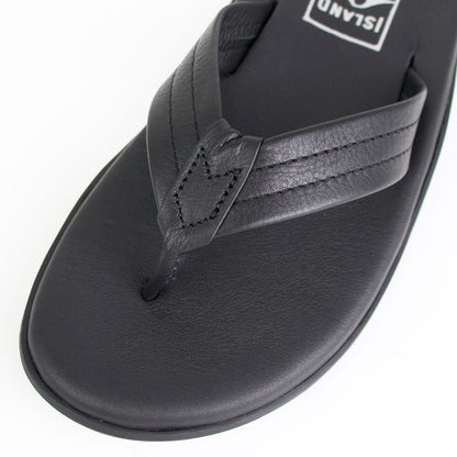 ISLAND SLIPPER（アイランドスリッパ）PT202 レザー トングサンダル【ブラック】国内正規品
