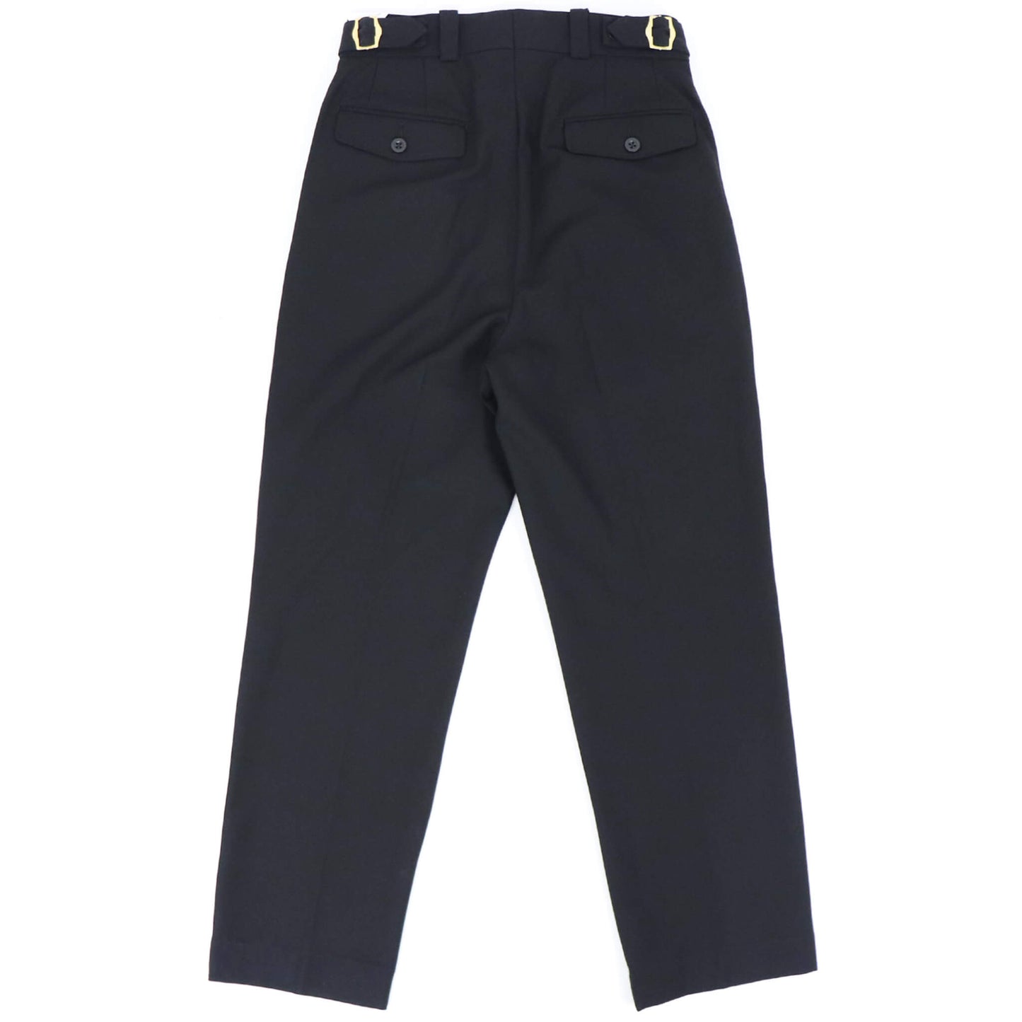 Tangent（タンジェント）CHARLES シャルル TAN04° ハードツイストツイル コットンパンツ【ブラック】国内正規品