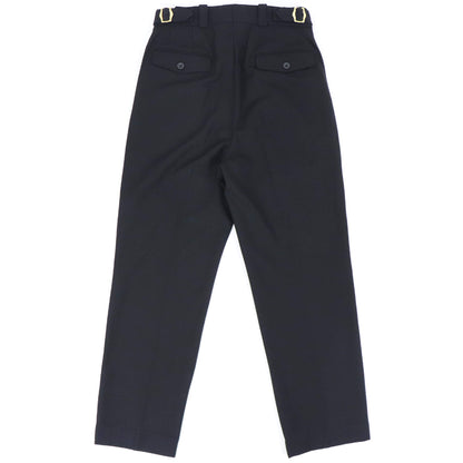 Tangent（タンジェント）CHARLES シャルル TAN04° ハードツイストツイル コットンパンツ【ブラック】国内正規品