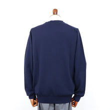 画像をギャラリービューアに読み込む, MOONCASTLE（ムーンキャッスル）12G Merino Wool Cardigan 12ゲージ メリノウール カーディガン【ネイビー】国内正規品
