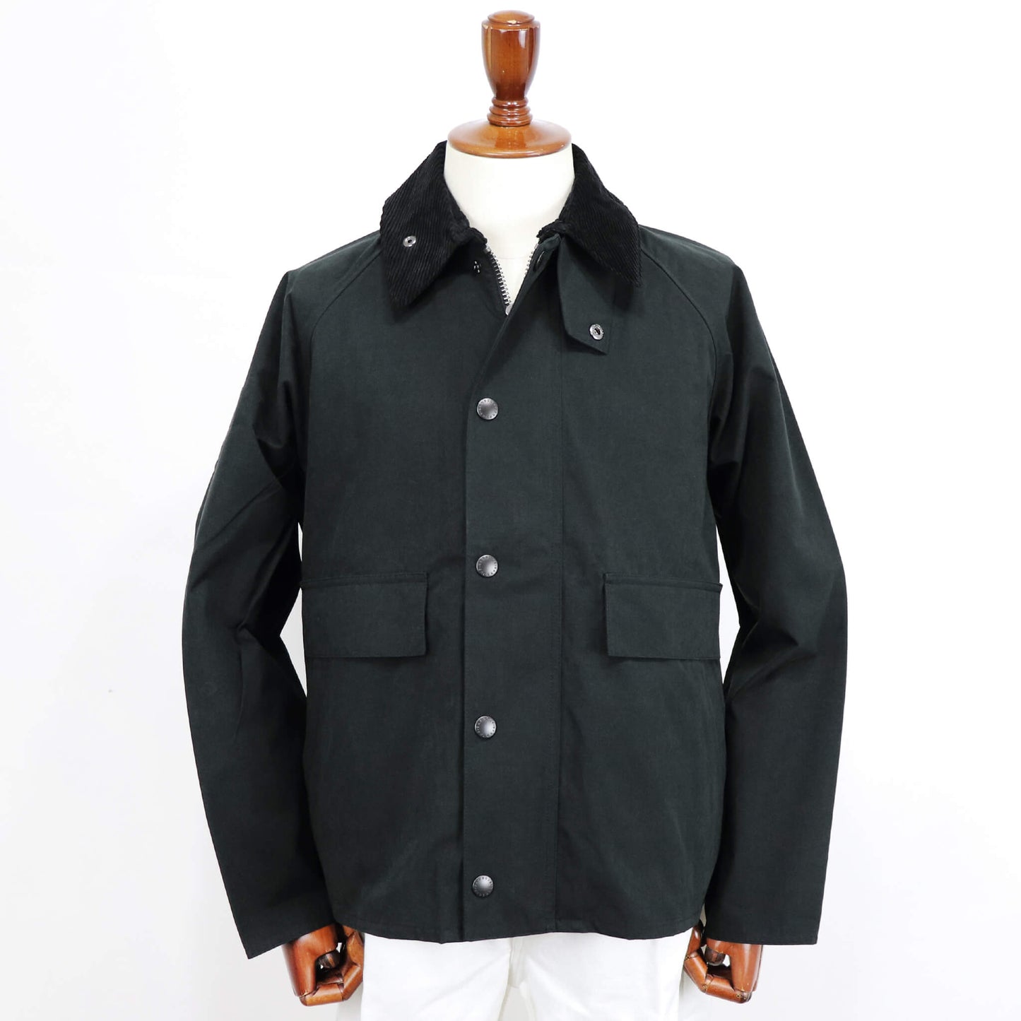 Barbour（バブアー）BORROWDALE / ボロウデイル ピーチスキン ショート ブルゾン【ブラック】国内正規品