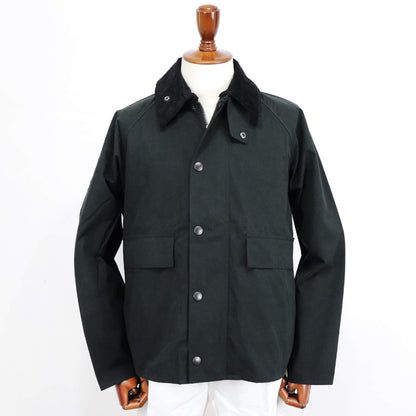 Barbour（バブアー）BORROWDALE / ボロウデイル ピーチスキン ショート ブルゾン【ブラック】国内正規品