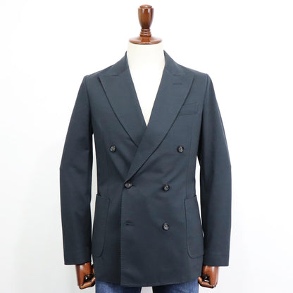 CIRCOLO 1901（チルコロ 1901）ジャージー素材 ダブルブレストジャケット【ネイビー】国内正規品