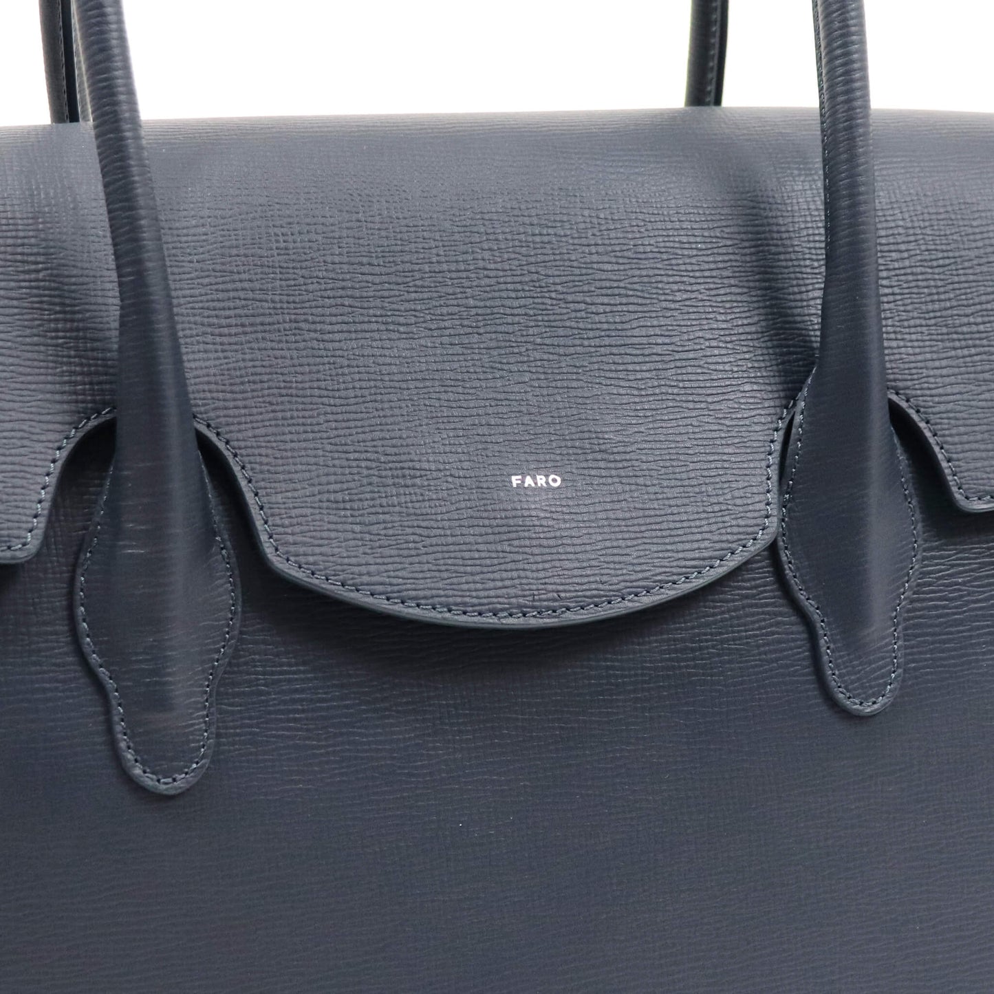 FARO（ファーロ）Cartello Flap Tote / カルテッロ フラップ トートバッグ【ネイビー】国内正規品