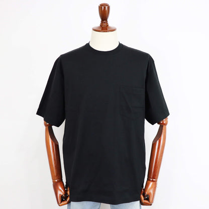 handvaerk（ハンドバーク）クルーネック ポケット付き Tシャツ【ブラック】国内正規品
