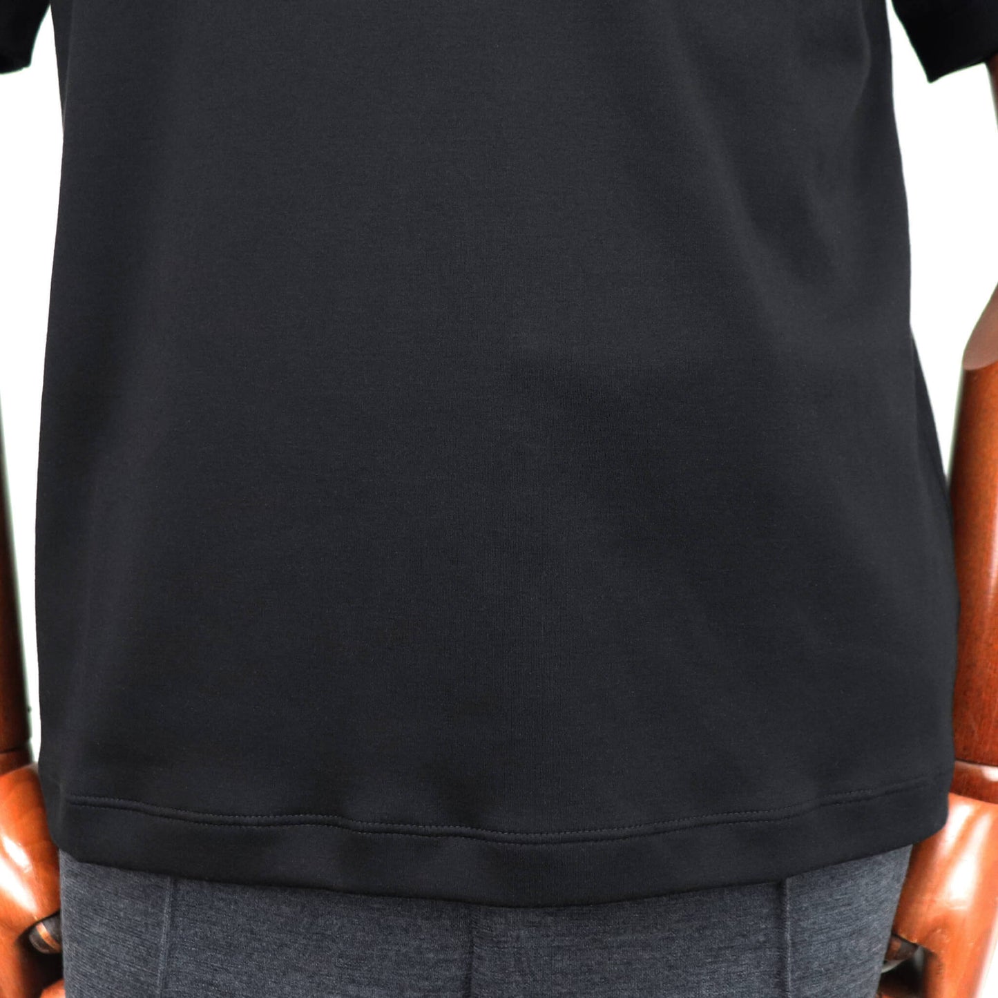 RIVORA（リヴォラ）Suvin Cotton Crew Neck スビンコットン クルーネック Tシャツ【ブラック】国内正規品
