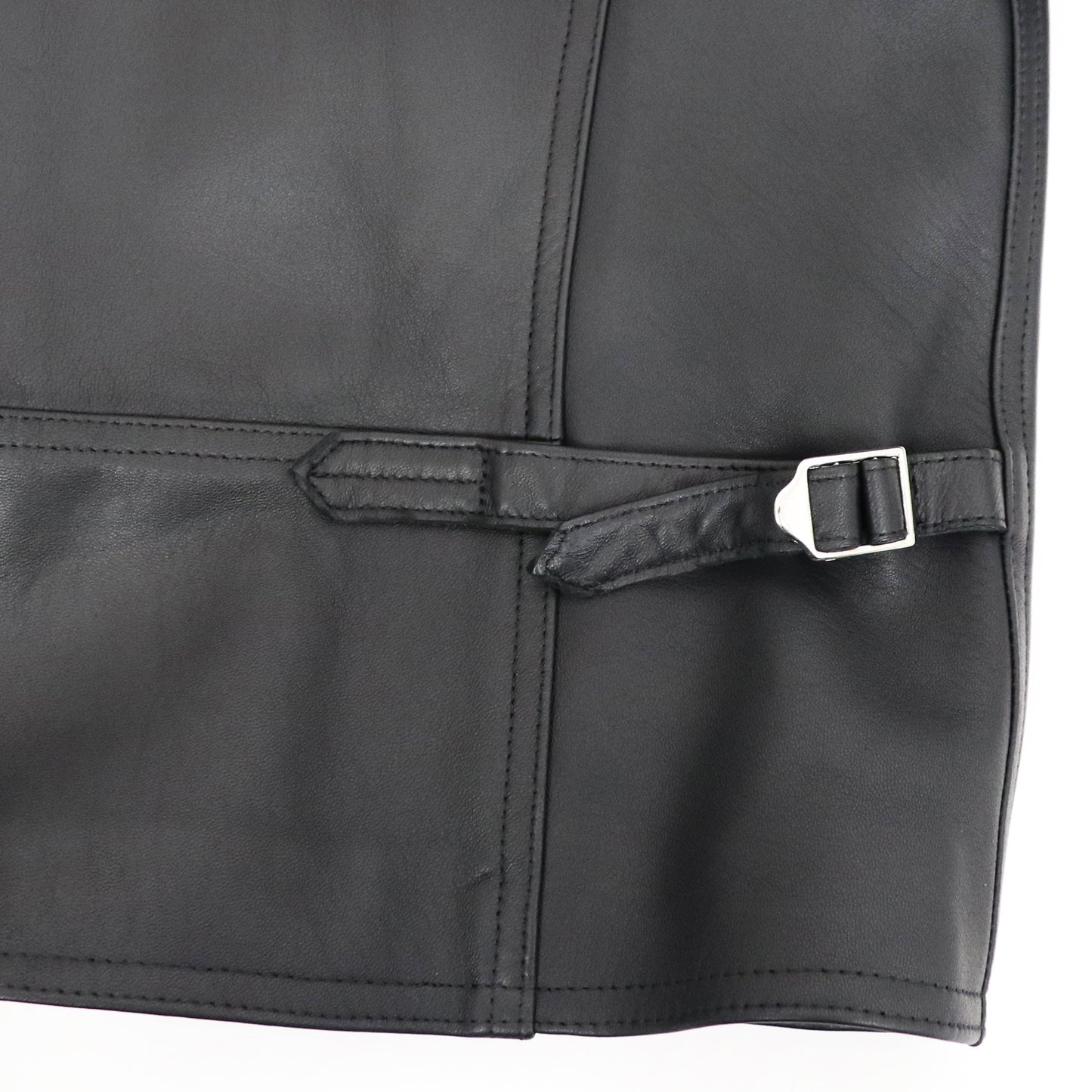 CINQUANTA（チンクワンタ）G8 Type FLIGHTBLOUSON レザージャケット シルバージップ【ブラック】国内正規品