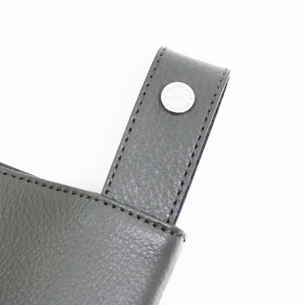 PELLE MORBIDA（ペッレ モルビダ）ワンハンドルバッグ 巾着【チャコールグレー】国内正規品