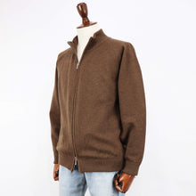 画像をギャラリービューアに読み込む, Vandori（ヴァンドリ）カシミヤブレンド ハイネックジップ ブルゾン【ブラウン】国内正規品
