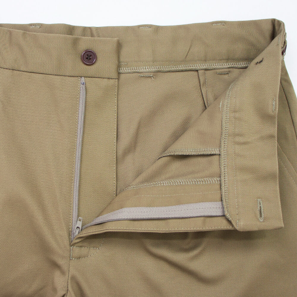 dotBravo（ドットブラーボ）Inghilterra Militare イギリス軍 プリーツ入り コットン ショート パンツ【ベージュ】国内正規品